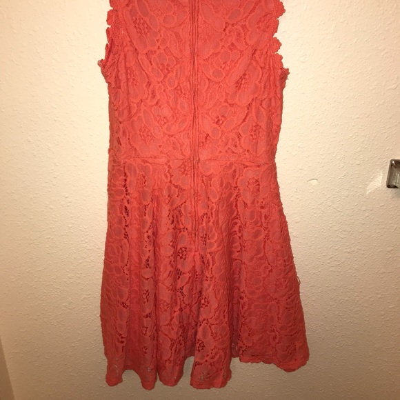 Orange, Floral, Lace, Flare Dress🧡🧡 - Picture 2 of 2